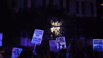 Protesters march to GWU president's DC home over unmet demands