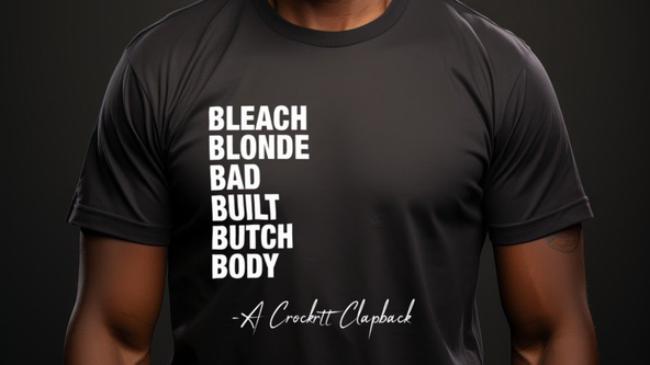 Rep. Jasmine Crockett launches Clapback Collection featuring 'bleach blonde, bad built, butch body' t-shirts