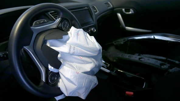 Steering wheel decals can cause blindness, severe injuries, regulators say