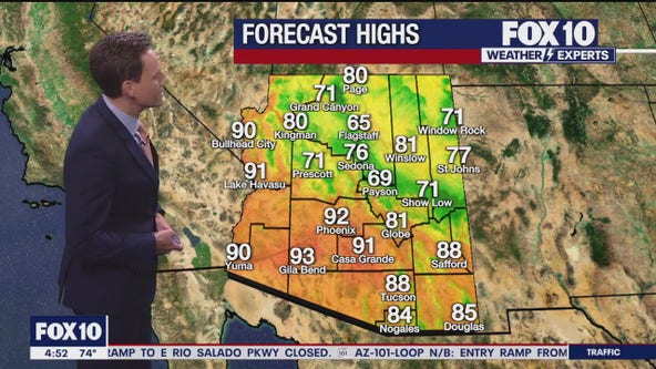 Arizona weather forecast: Kicking off May with above average temperatures