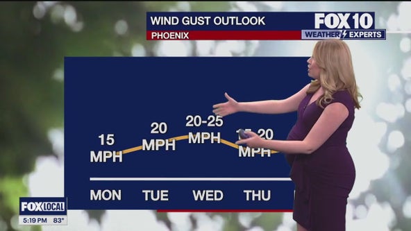 Arizona weather forecast: It's been a windy end to the weekend