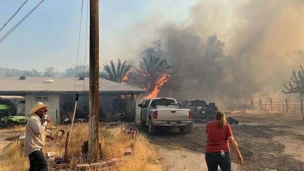 Family jumps into action to help firefighters contain Rose Fire near Wickenburg