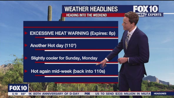 Arizona weather forecast: Phoenix breaks another heat record