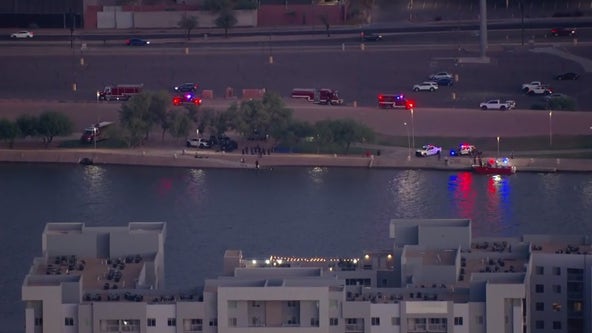 Crews search for Tempe Town Lake swimmer who never resurfaced