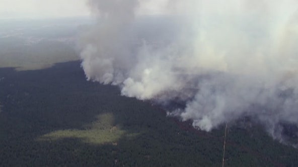 Pius Fire: Evacuations ordered as wildfire burns near Payson