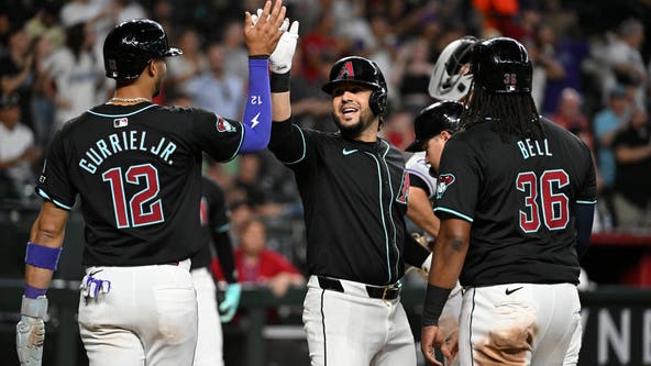 Eugenio Suarez blasts a grand slam as Diamondbacks win streak rolls on