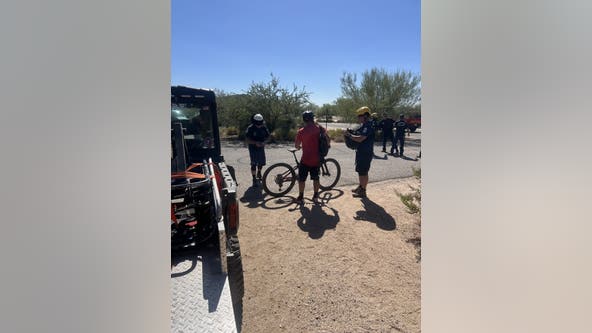 Mountain biker rescued off Scottsdale hiking trail for heat exhaustion