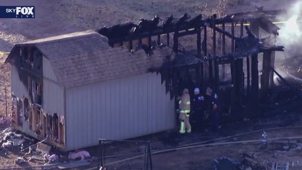 Possible fatalities in house fire west of Buckeye, sheriff says