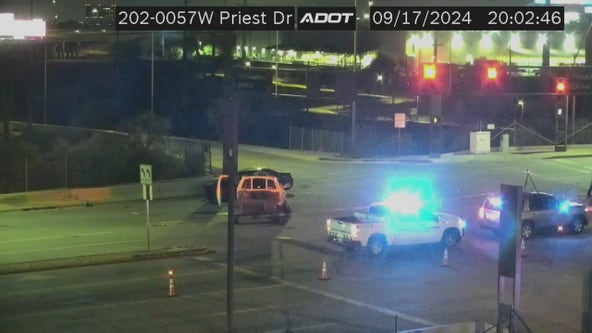 Three people badly hurt in Tempe car crash just off Loop 202