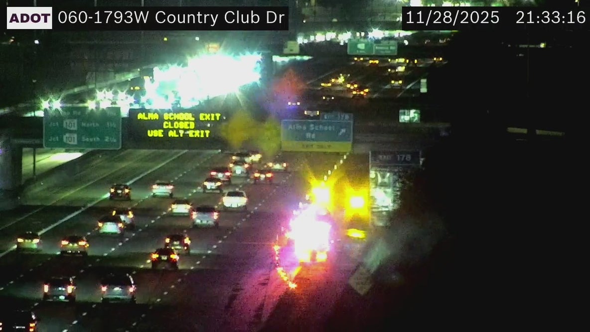 Deadly crash shuts down Loop 101 ramps: Glendale PD