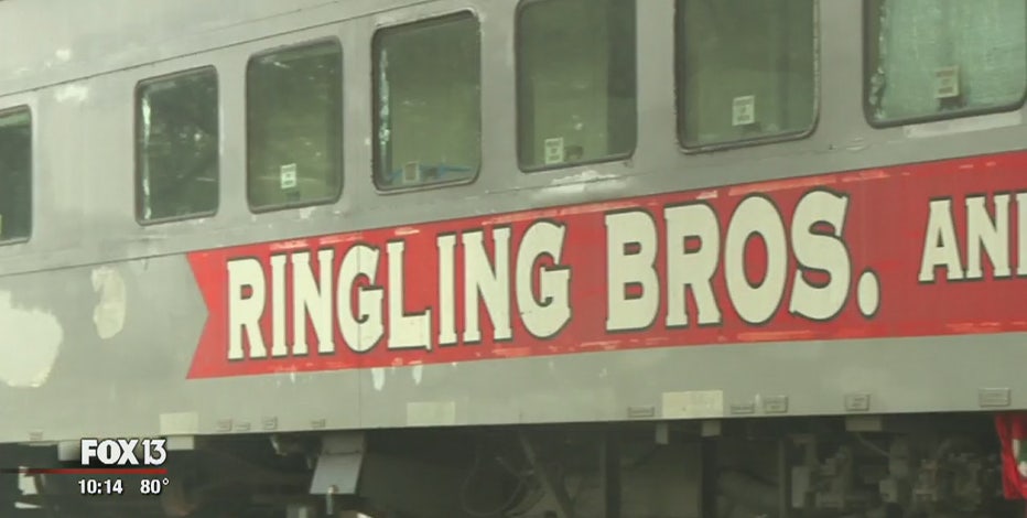 Ringling Bros. train car gets permanent home in Seffner
