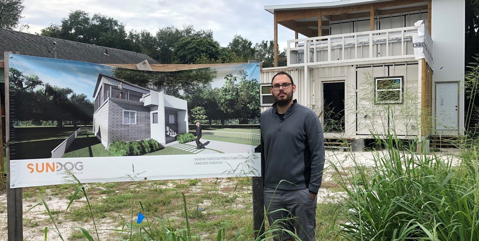 Work halts, lawsuits pile up for company building container homes in Tampa