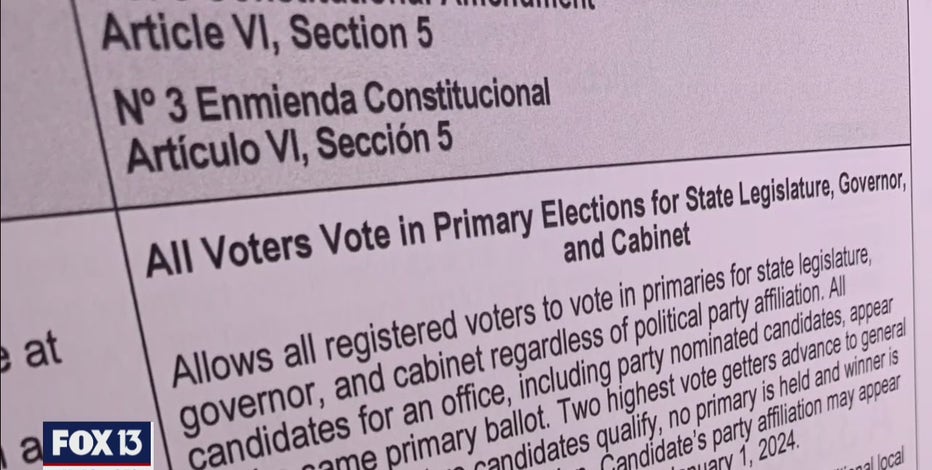 Florida Amendment 3 explained: Eliminating parties from primaries