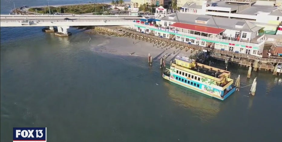 New moon lowers tide, exposes sand problem on Johns Pass