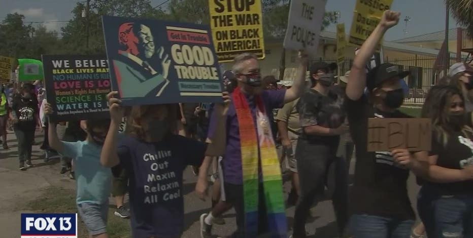 Justice is a pattern; it's not an event; Black Lives Matter holds Tampa rally, solidarity march