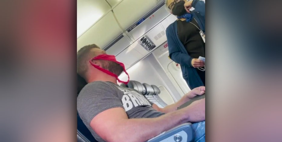 Florida man kicked off United Airlines flight for wearing women’s underwear as a mask