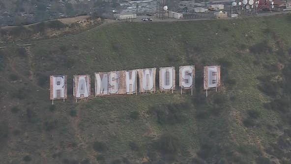 'Rams House': Iconic Hollywood sign honors Rams' Super Bowl victory