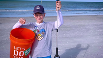 Fourth grader creates non-profit, saves oceans with stickers