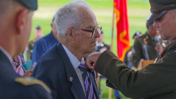 Colorado's oldest living veteran receives long-overdue Silver Star 8 decades late