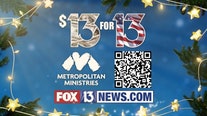 FOX 13 teams up with Metropolitan Ministries for $13 for 13