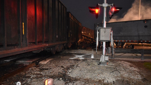 FHP: Semi-truck driver dead after fiery crash involving train in Florida
