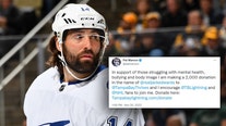 Boston Bruins broadcaster mocks Patrick Maroon's weight, so the Big Rig donated to mental health charity