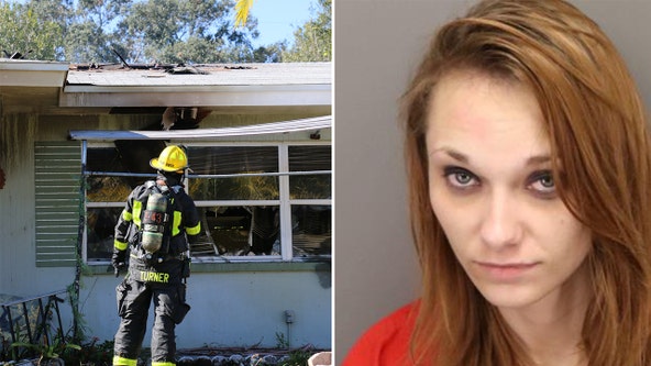 Clearwater police search for woman who set house on fire; 2 cats were killed