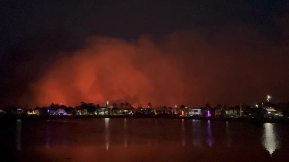 Massive wildfire covers 500 acres in Polk County, River Ranch camps closed