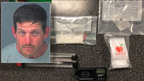 Florida man with heroin, meth arrested after breaking into private patio to charge phone, deputies say