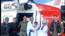 Coast Guard rescues 2 people, dog 90 miles off Hernando Beach