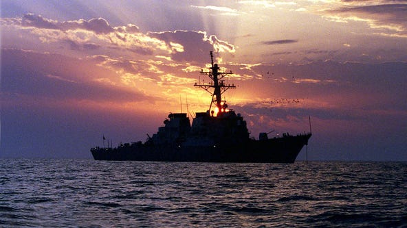US warship under attack in Red Sea, Pentagon says