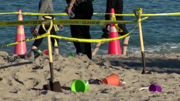 Young girl dies after hole she dug in sand collapsed on South Florida beach