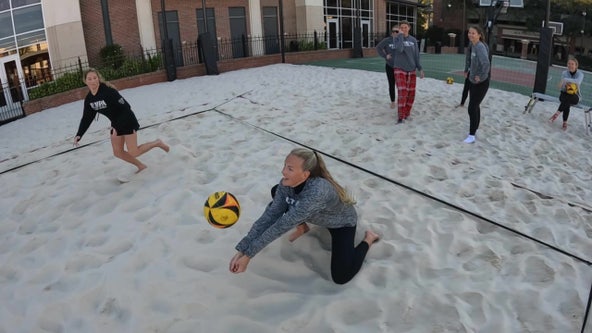 UT beach volleyball provides the “spike" of life