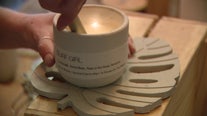 Bay Area eco-friendly candle maker creates her own concrete vessels