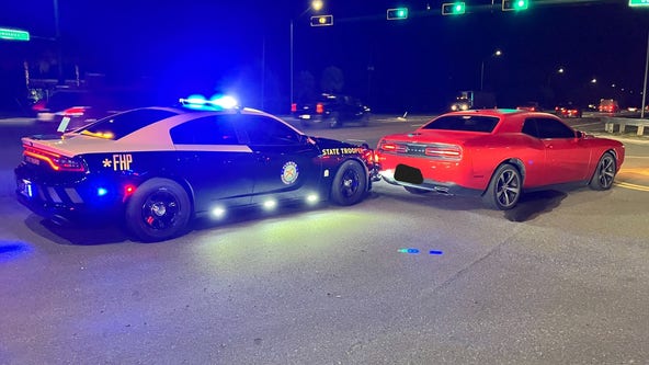 13-year-old arrested in Florida after leading trooper on chase in Dodge Challenger