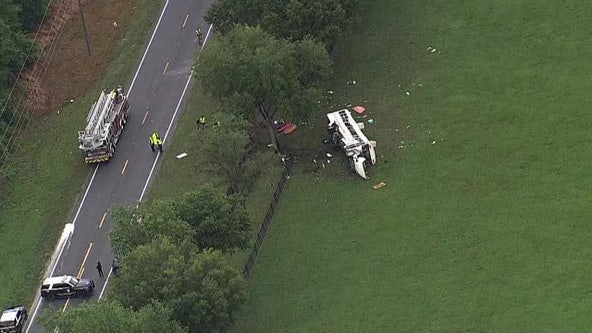 8 dead, dozens injured in crash involving bus carrying farm workers in Marion County: FHP