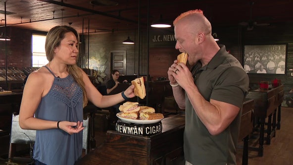 Cuban sandwich eating contest pits Bay Area couple against each other