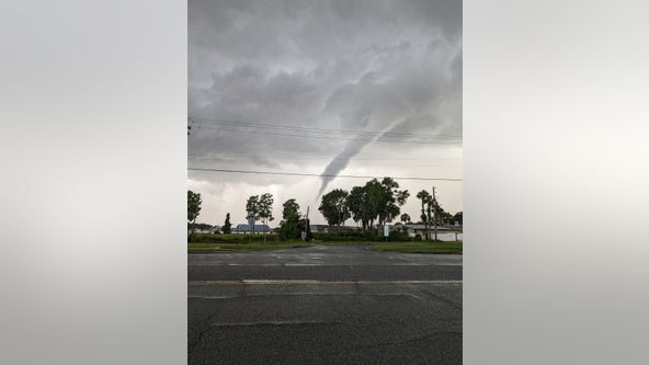 NWS says a tornado touched down in Crystal River Sunday afternoon