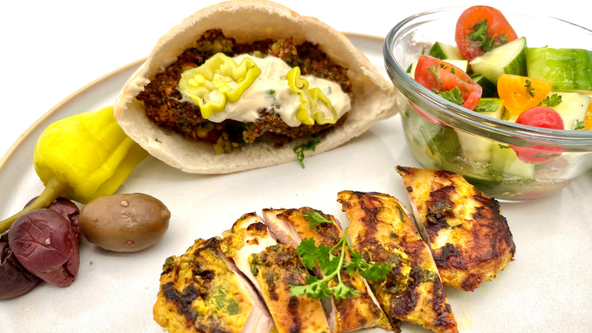 Recipes: Chicken Shawarma, Falafel, Israeli Salad