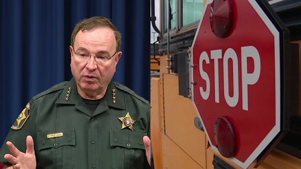 Grady Judd, Polk County superintendent unveil school bus safety cameras