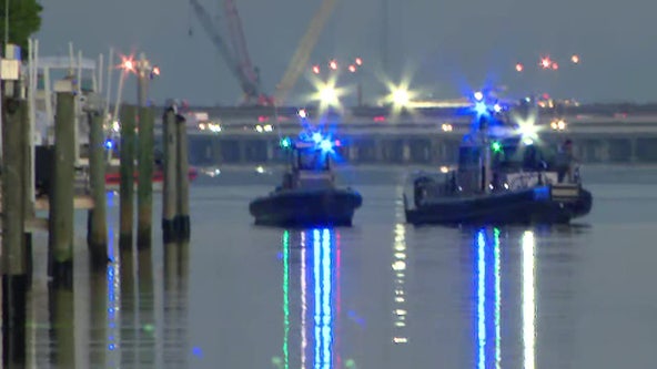 FWC searching for missing boater after vessel crashes near Howard Frankland Bridge