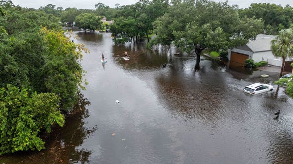 Sarasota residents evacuated from homes after record rainfall from Tropical Storm Debby