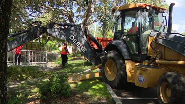 Crews stationed around Tampa to clean out stormwater drains, monitor water levels ahead of tropical system