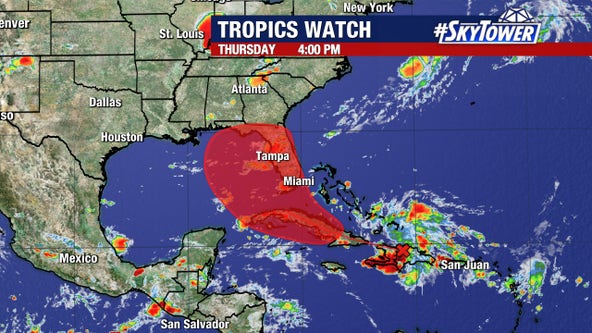 Tracking the Tropics: Disturbance sees increased chance of development near Florida