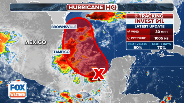 Invest 91L now 'likely' to form tropical depression in Gulf of Mexico next week