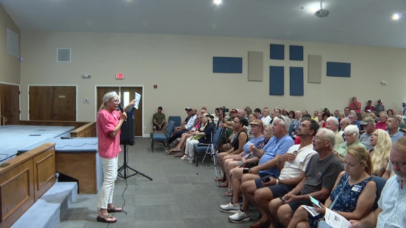 Manatee County residents voice concerns during community flooding and development forum: 'There's still water'