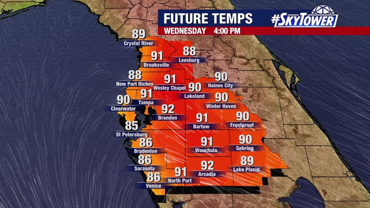 Record heat could last days in Tampa Bay area. Here's when it will cool back down
