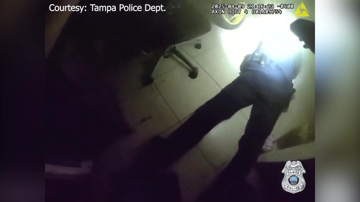 Video: Tampa police rescue man from burning home
