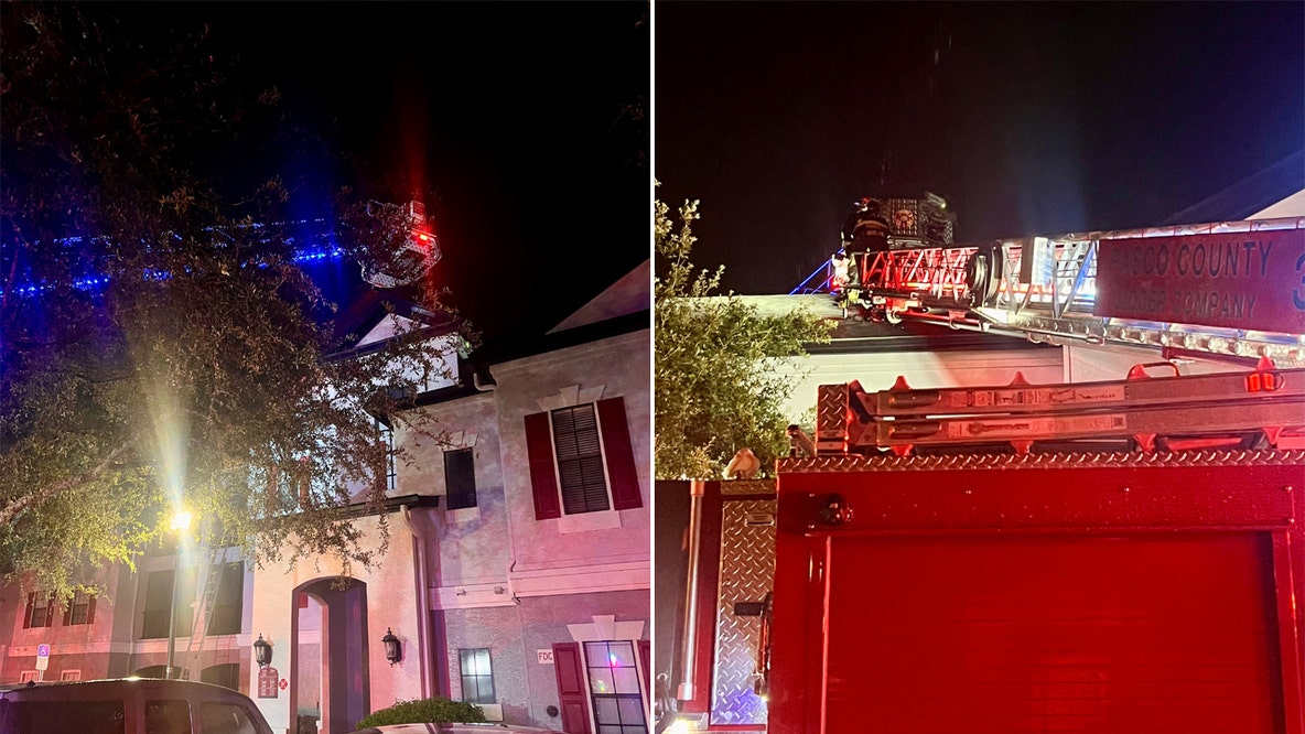 Firefighter hospitalized after fire at Pasco County apartment complex