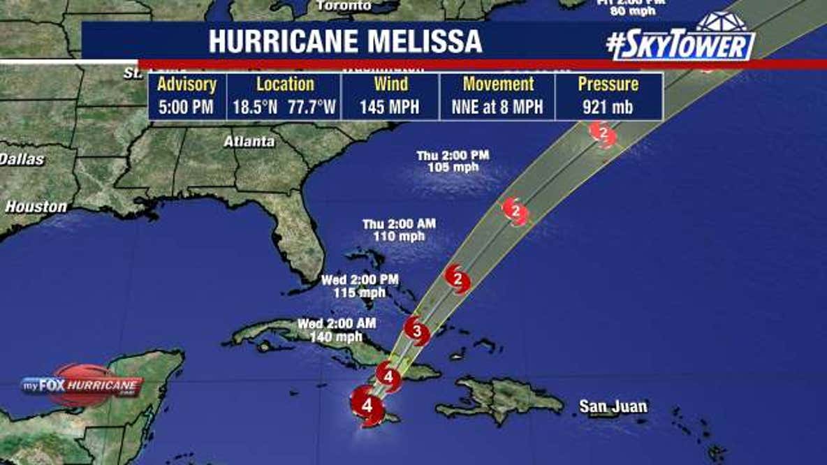 Hurricane Melissa makes landfall in Jamaica
